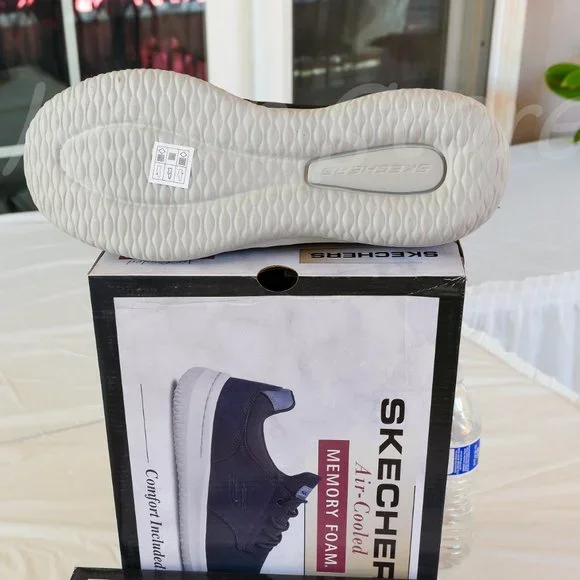 2 pairs Skechers bundle shoes BLACK+nAVY men shoes - Picture 16 of 16